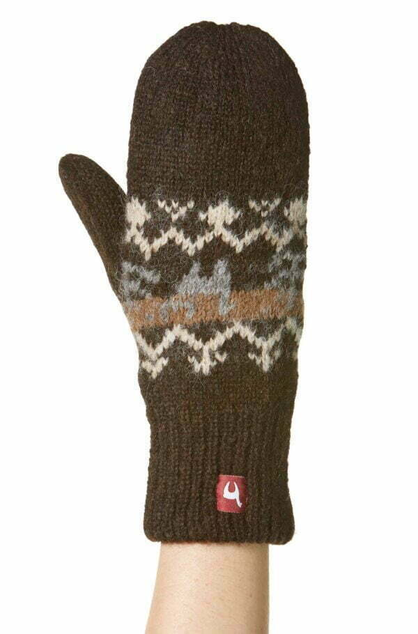 Alpaka Fausthandschuhe NATURA aus 100% Alpaka Superfine – Bild 2